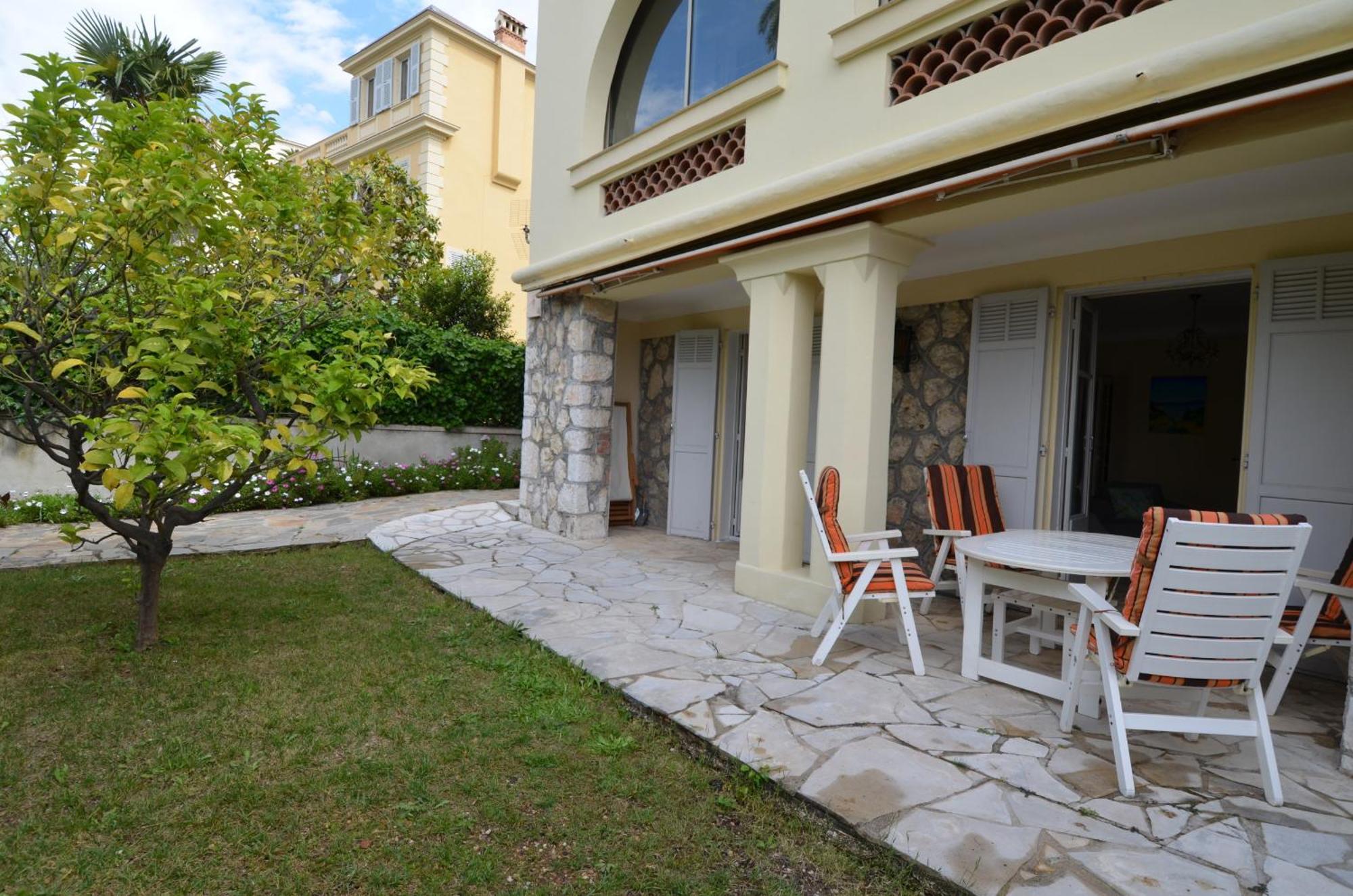 Parc Louisa - Appartement D'Epoque Avec Jardin Et Parking 4 Personnes Le Port De Nice Bagian luar foto